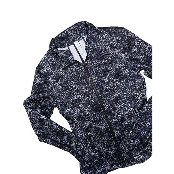 lululemon athletica Jackets & Blazers - Lululemon Forme Jacket Rocky Road Sand Dune‎ Toothpaste Size 4 Gym Yoga Full Zip
